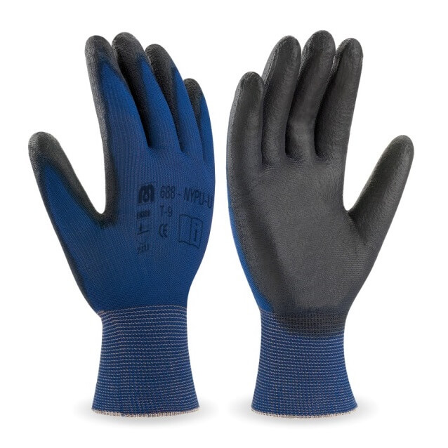 Guante nylon ultra-fino con recubrimiento poliuretano 688-NYPU/U - Referencia 688NYPUUA